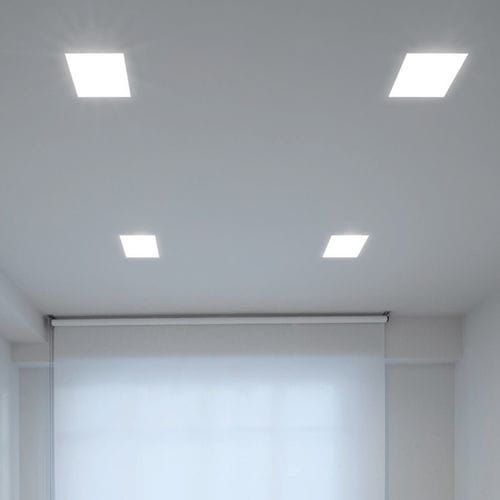 Downlight da incasso - MAXI BILD - BUZZI & BUZZI - LED / a lampada fluorescente / quadrato