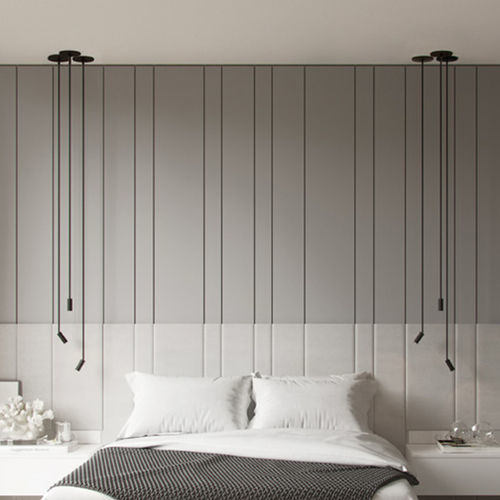 Faretti a binario LED - M1 - BUZZI & BUZZI - tondo / in alluminio / in acciaio