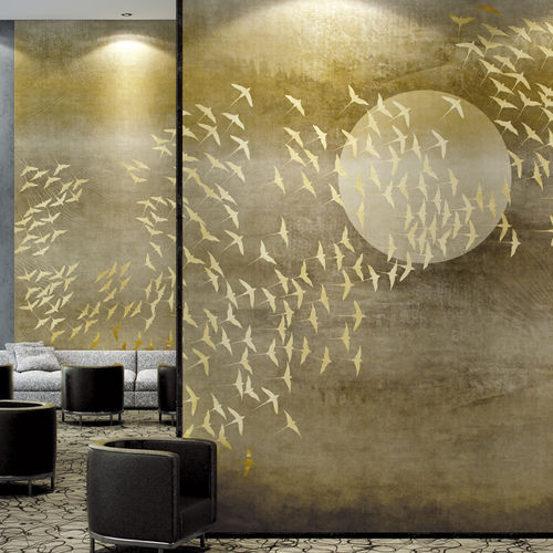 Rivestimento murale per interni - AUREA - Glamora - in vinile / testurizzato / con motivo stampato