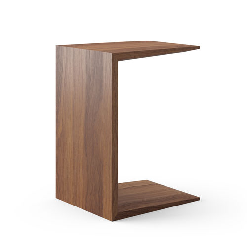 Tavolo d'appoggio contemporaneo - MONARCH - Dare Studio - in noce americano / in quercia naturale / con supporto in noce americano