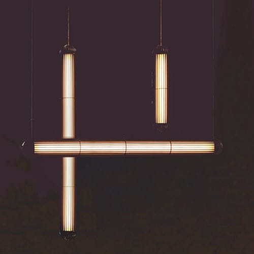 Lampada a sospensione - HIRST - Dare Studio - in acrilico / in opalina / in stile Art Decó