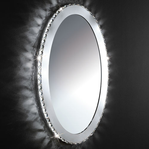 Specchio da bagno a muro - TONERIA : 93948 - EGLO Leuchten GmbH - contemporaneo / rotondo / luminoso a LED