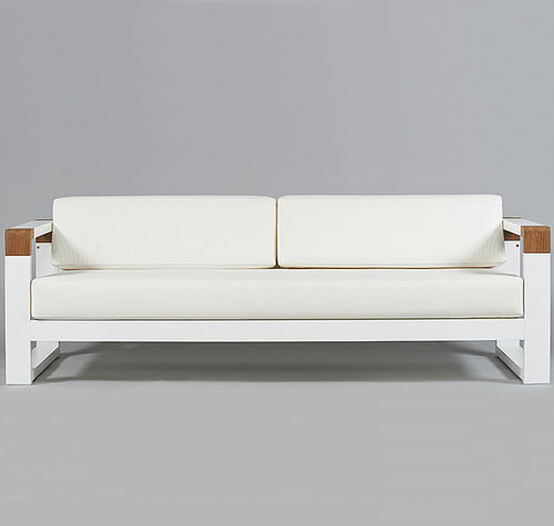 Divano contemporaneo - YACHT CLUB - SACHI - Premium Outdoor Furniture - da giardino / in Sunbrella® / bianco