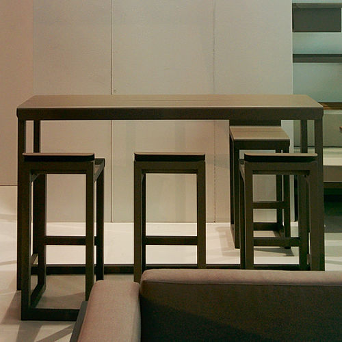 Tavolo alto contemporaneo - WEST COAST - SACHI - Premium Outdoor Furniture - in alluminio / rettangolare / per uso residenziale