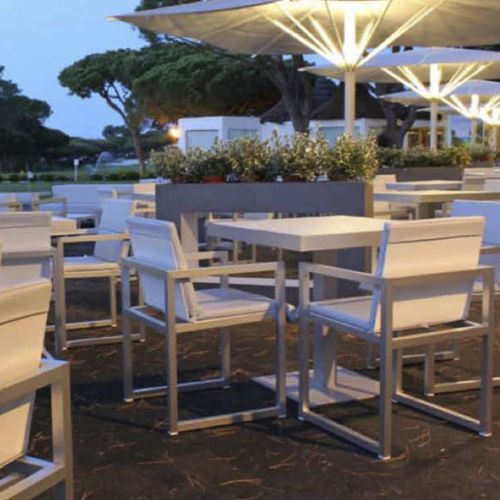 Sedia contemporanea - SPIKES - SACHI - Premium Outdoor Furniture - da giardino / in Sunbrella® / con supporto in alluminio