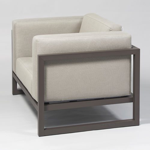 Poltrona club contemporanea - SPIKES - SACHI - Premium Outdoor Furniture - in Sunbrella® / in alluminio / da giardino