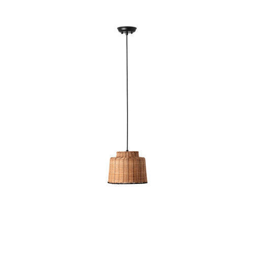 Plafoniera contemporanea - SAIPAN - Faro Barcelona - rotonda / in metallo / in rattan