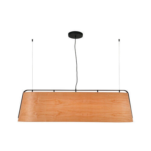 Plafoniera contemporanea - STOOD 5L - Faro Barcelona - rettangolare / in metallo / in legno