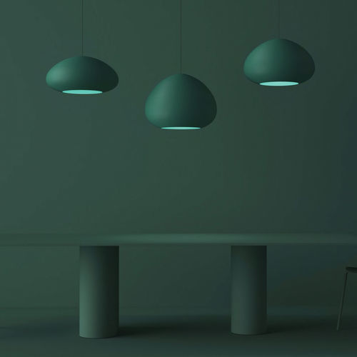 Plafoniera contemporanea - MAR H340 - Faro Barcelona - curva / rotonda / in fibra di vetro