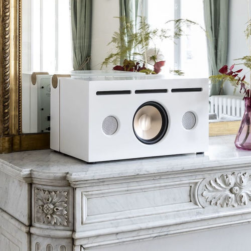 Altoparlante con scaffali - CHAMPAGNE - La Boite Concept - multimediale / Bluetooth / attiva