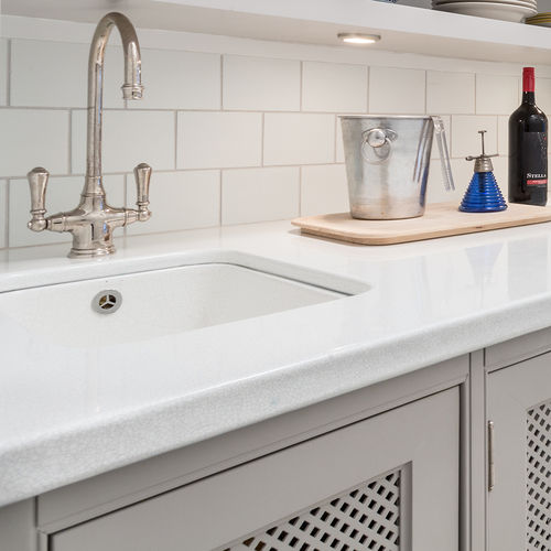 Piano lavabo in pietra lavica - CRAQUELÉ - Ranieri Pietra Lavica - ad uso professionale