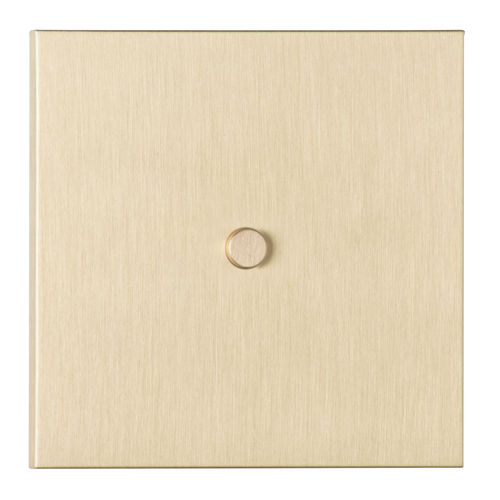 Interruttore a pulsante - PNV001-LB - LUXONOV - ad incasso / in ottone / contemporaneo