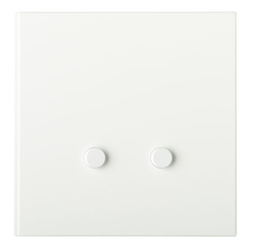Interruttore a pulsante - PNV002-RA - LUXONOV - ad incasso / doppio / in ottone