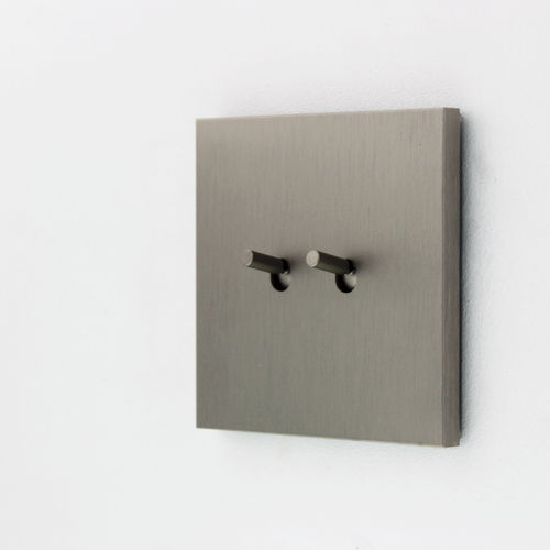 Interruttore a leva - PSY402-NB & MSYT409-NB - LUXONOV - ad incasso / in ottone / contemporaneo