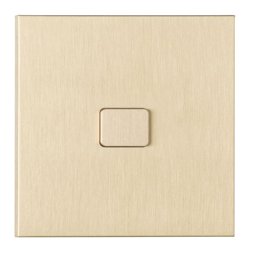 Interruttore a pulsante - PDO001-LB - LUXONOV - ad incasso / in ottone / contemporaneo