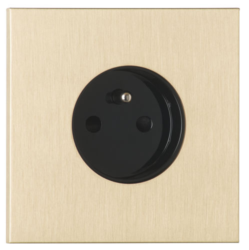 Presa di corrente - PSI001-LB & MPS014-N - LUXONOV - da parete / in ottone / contemporanea