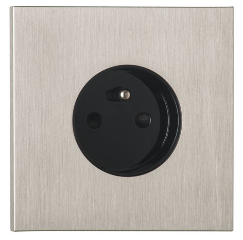 Presa di corrente - PSI001-NB - LUXONOV - da parete / in ottone / contemporanea