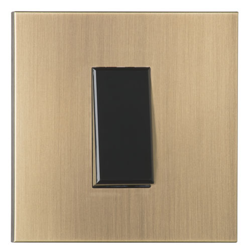 Interruttore a pulsante - PPA001-VO - LUXONOV - ad incasso / in ottone / contemporaneo