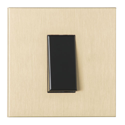 Interruttore a pulsante - PPA001-LB - LUXONOV - ad incasso / in ottone / contemporaneo