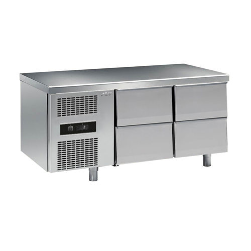 Bancone refrigerato professionale - SNACK - KSA4M - Sagi - senza ante / 4 cassetti / in acciaio inossidabile