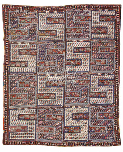 Tappeto tradizionale - 141816669907  - bersanetti giovanni - geometrico / in lana / rettangolare