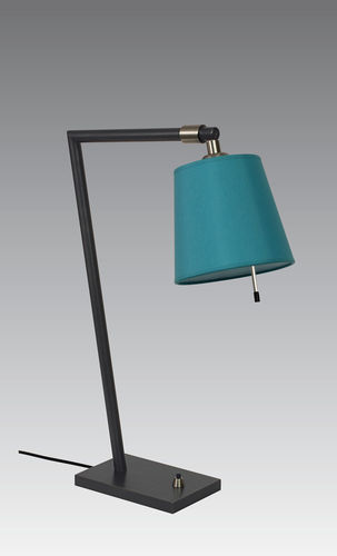 Lampada da comodino - PAPYRUS - Stéphane DAVIDTS - in ottone spazzolato / in tessuto / contemporanea