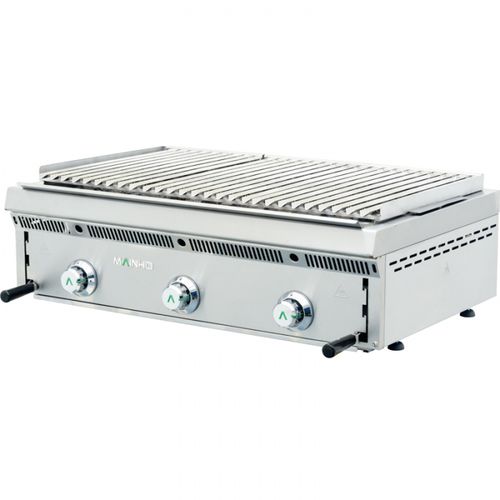 Grill a gas - PBI - Maquinaria Industrial Hostelara S.L.U. - da bancone / professionale / in acciaio inossidabile