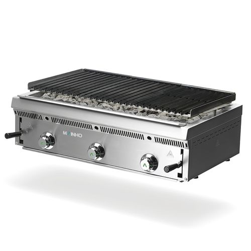 Grill a gas - PB - Maquinaria Industrial Hostelara S.L.U. - da bancone / professionale / in acciaio inossidabile