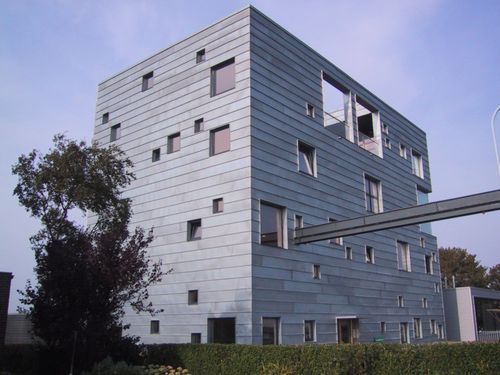 Rivestimento di facciata in fogli - NEDZINK NATUREL - NedZink - in titanio / in lega / in zinco
