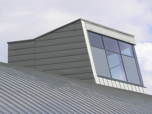 Tetto in zinco - NEDZINK NATUREL PRO-TEC - NedZink - a tenuta stagna / ondulato