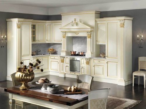 Cucina in stile - SOFIA - Onlywood SRL - in legno / con impugnature / laccata