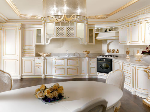 Cucina in stile - CAPRICE - Onlywood SRL - in legno / con impugnature / laccata