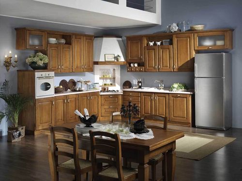 Cucina in stile - VALENTINA - Onlywood SRL - in legno / con impugnature