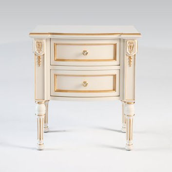 Comodino classico - BEATRICE - Onlywood SRL - in legno / rettangolare / per uso residenziale