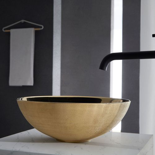 Lavabo da appoggio - BREST - Bath Collection S.L. - in porcellana / rotondo / senza foro
