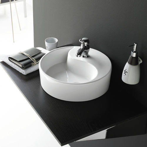 Lavabo da appoggio - YIN YANG - Bath Collection S.L. - in porcellana / rotondo / contemporaneo
