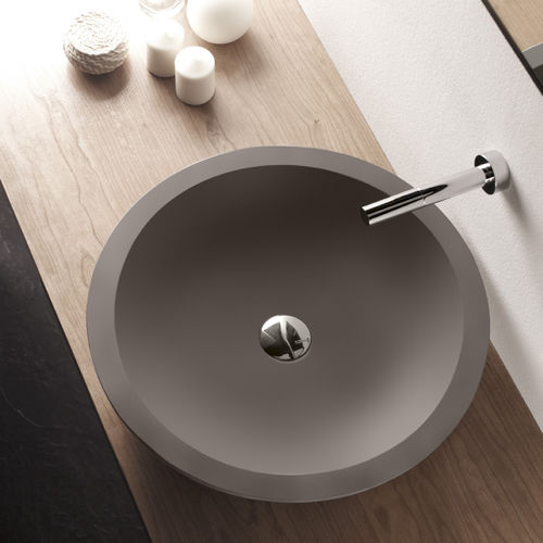 Lavabo da appoggio - AMPUERO - Bath Collection S.L. - in calcestruzzo / rotondo / contemporaneo