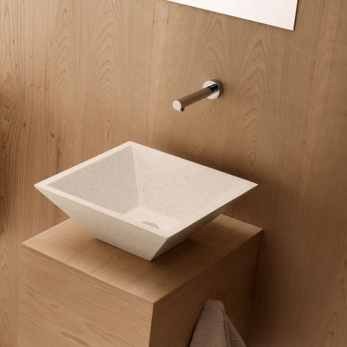 Lavabo da appoggio - POLANCO - Bath Collection S.L. - in granito / quadrato / contemporaneo