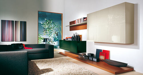 Parete attrezzata per soggiorno contemporanea - LIGHT  - Homes
