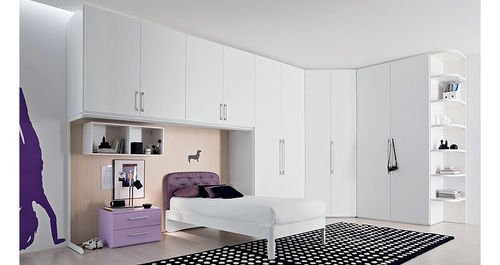 Armadio ad angolo - CLEVER - Homes - contemporaneo / in legno / con ante battenti