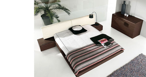 Letto matrimoniale - MODERN  - Homes - contemporaneo / con comodini / in legno