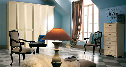 Cassettiera classica - DEA - Homes - in legno laccato / bianca