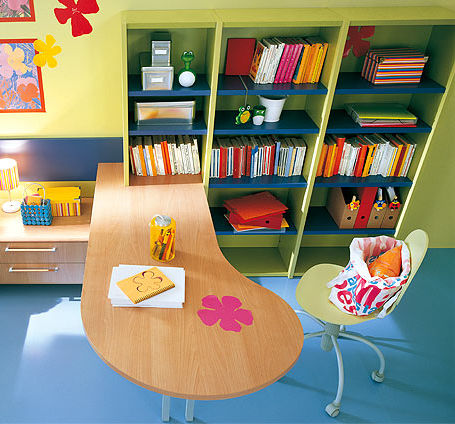 Scrivania contemporanea - NARDI - Homes - in legno / con ripiano / per bambini