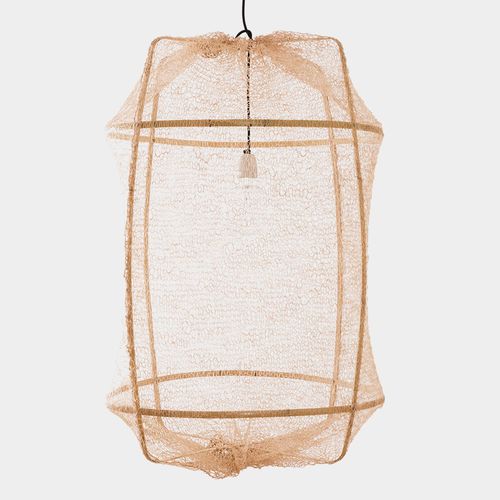 Lampada a sospensione - Z2 BLONDE : SISAL NET - AY ILLUMINATE - in bambù / contemporanea / senza fili