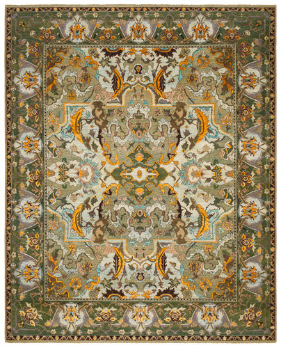 Tappeto contemporaneo - POLONAISE BAYSWATER  - JAN KATH - Contemporary Rug Art - a motivi / in lana / in seta