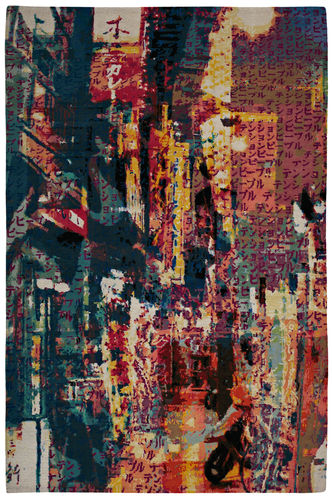 Tappeto contemporaneo - TOKIO - JAN KATH - Contemporary Rug Art - a motivi / in lana / in seta