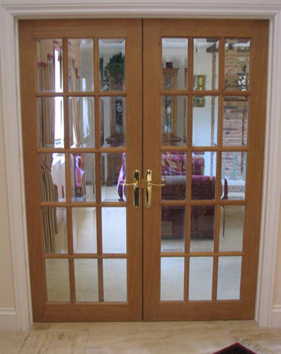 Porta da interno - 15 PANEL - Broadleaf Timber - in rovere / in vetro / battente