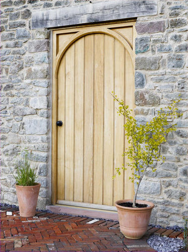 Porta d'ingresso - MANOIR - Broadleaf Timber - in legno massiccio / in rovere / battente