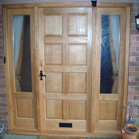 Porta d'ingresso - BANK - Broadleaf Timber - in legno massiccio / in rovere / battente