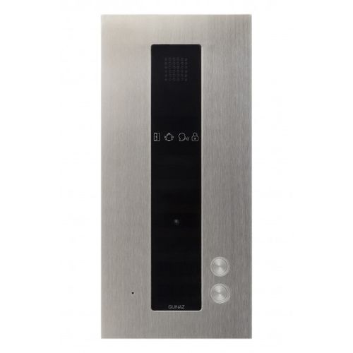 Citofono esterno in acciaio inossidabile - PDV542SIPR - guinaz - da incasso / da esterno / con touch screen
